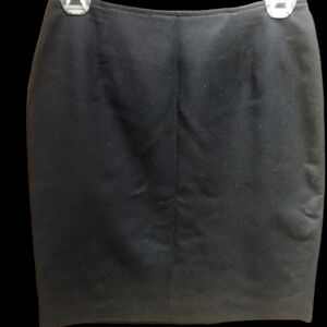 Navy wool lined skirt